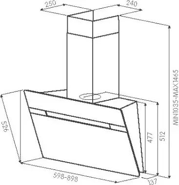 TURBOAIR Turboair Thunder WH/A/90/LX 735 m³/h De pared Blan TURBOAIR Turboair Thunder WH/A/90/LX 735 m³/h De pared Blan