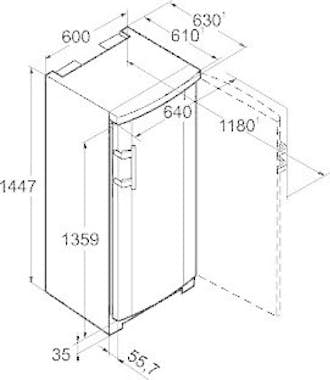 Liebherr Liebherr GNP 2313 Comfort NoFrost Independiente Ve Liebherr Liebherr GNP 2313 Comfort NoFrost Independiente Ve