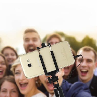 Forever Palo selfie Telescópico Conexión Jack 3,5 mm Incli Forever Palo selfie Telescópico Conexión Jack 3,5 mm Incli