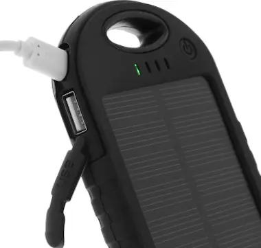 Forever Cargador solar de emergencia 5000mAh Impermeable - Forever Cargador solar de emergencia 5000mAh Impermeable -