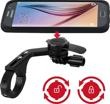Tigra Soporte bicicleta Smartphone Sujeción mecánica gir Tigra Soporte bicicleta Smartphone Sujeción mecánica gir