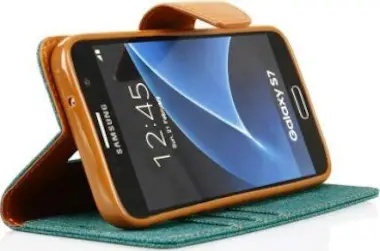 Samsung fundas Flip cartera CANVAS Galaxy S7 - color:verde Samsung fundas Flip cartera CANVAS Galaxy S7 - color:verde