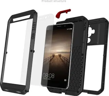 Love Mei Funda extrema para Huawei Mate 9 de aluminio alta Love Mei Funda extrema para Huawei Mate 9 de aluminio alta