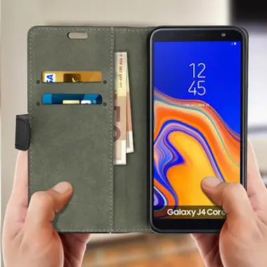Avizar Funda libro billetera para Samsung Galaxy J4 Core Avizar Funda libro billetera para Samsung Galaxy J4 Core
