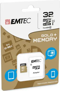 Emtec Emtec microSD Class10 Gold+ 32GB memoria flash Mic Emtec Emtec microSD Class10 Gold+ 32GB memoria flash Mic