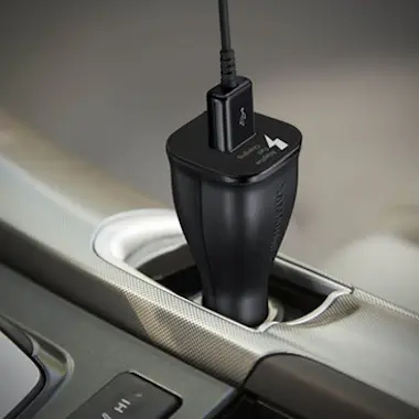 Samsung Cargador para coche USB Carga Rápida + Cable USB-C Samsung Cargador para coche USB Carga Rápida + Cable USB-C