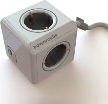 Allocacoc Allocacoc PowerCube extended usb Interior Gris car Allocacoc Allocacoc PowerCube extended usb Interior Gris car