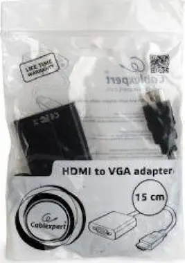 Gembird Gembird A-HDMI-VGA-04 HDMI VGA Negro adaptador de Gembird Gembird A-HDMI-VGA-04 HDMI VGA Negro adaptador de