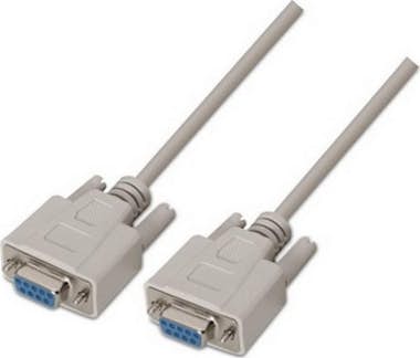 Nanocable Nanocable CABLE SERIE NULL MODEM, DB9/H-DB9/H, 1.8