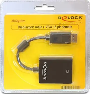 Delock DeLOCK 61848 adaptador de cable 20-p DisplayPort M Delock DeLOCK 61848 adaptador de cable 20-p DisplayPort M
