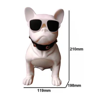Estuyoya Altavoz Portatil Perro Bulldog Dise?o Original Ina Estuyoya Altavoz Portatil Perro Bulldog Dise?o Original Ina