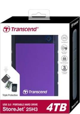 Transcend Transcend StoreJet 25H3 4000GB Negro, Púrpura disc Transcend Transcend StoreJet 25H3 4000GB Negro, Púrpura disc