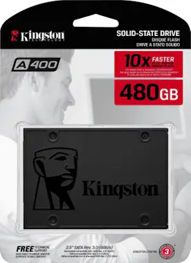 Kingston Kingston Technology A400 480GB 2.5"" Serial ATA II Kingston Kingston Technology A400 480GB 2.5"" Serial ATA II