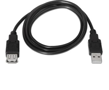 Generica AISENS A101-0016 cable USB 1,8 m USB A Negro