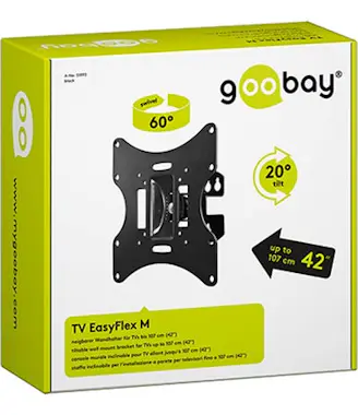 GooBay Goobay TV EasyFlex M 106,7 cm (42"") Negro GooBay Goobay TV EasyFlex M 106,7 cm (42"") Negro