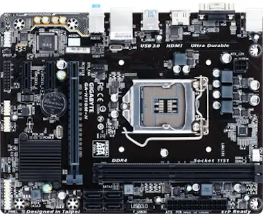 Gigabyte Gigabyte GA-H110M-H placa base LGA 1151 (Zócalo H4 Gigabyte Gigabyte GA-H110M-H placa base LGA 1151 (Zócalo H4