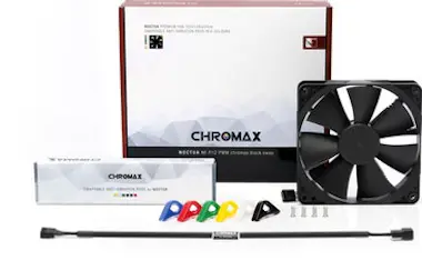 Noctua Noctua NF-F12 PWM chromax.black.swap Carcasa del o Noctua Noctua NF-F12 PWM chromax.black.swap Carcasa del o