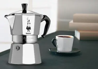 Bialetti Bialetti Moka Express 0,2 L Aluminio, Negro Bialetti Bialetti Moka Express 0,2 L Aluminio, Negro
