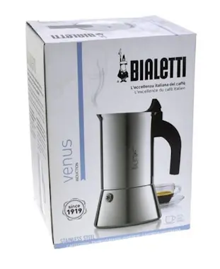 Bialetti Bialetti Venus 0,3 L Negro, Acero inoxidable Bialetti Bialetti Venus 0,3 L Negro, Acero inoxidable