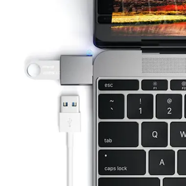 No Name Adaptador Audio USB-C a USB, Satechi - Gris No Name Adaptador Audio USB-C a USB, Satechi - Gris