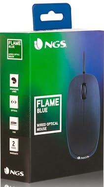 NGS NGS Flame USB Óptico 1000DPI mano derecha Azul rat