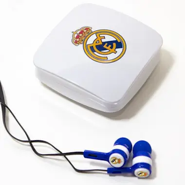 Real Madrid Auriculares 3,5 mm Stereo Licencia Futbol C.F. Real Madrid Auriculares 3,5 mm Stereo Licencia Futbol C.F.