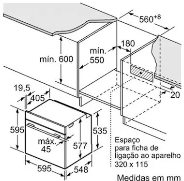 Bosch Bosch HBG655HS1 horno Horno eléctrico 71 L 3650 W Bosch Bosch HBG655HS1 horno Horno eléctrico 71 L 3650 W
