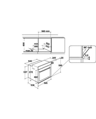 Hotpoint Hotpoint FI6 861 SP IX HA horno Horno eléctrico 73 Hotpoint Hotpoint FI6 861 SP IX HA horno Horno eléctrico 73