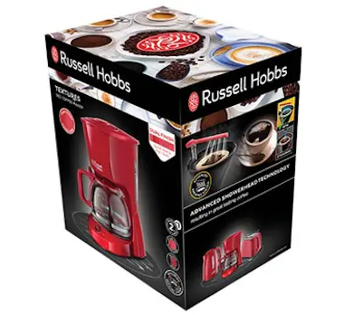 Russell Hobbs Russell Hobbs Textures Independiente Cafetera de f Russell Hobbs Russell Hobbs Textures Independiente Cafetera de f
