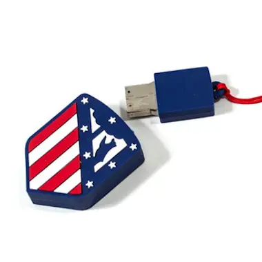 Atlético de Madrid Pen Drive USB x16 GB Silicona Licencia Futbol Atle Atlético de Madrid Pen Drive USB x16 GB Silicona Licencia Futbol Atle