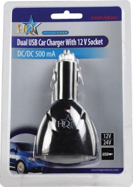 HQ HQ P.SUP.USB202 cargador de dispositivo móvil Auto HQ HQ P.SUP.USB202 cargador de dispositivo móvil Auto