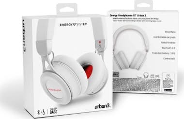 Energy Sistem Energy Headphones BT Urban 3 White (Deep Bass, Blu Energy Sistem Energy Headphones BT Urban 3 White (Deep Bass, Blu