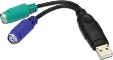 Nanocable Nanocable CONVERSOR PS/2(TECLADO+RATON) A USB, TIP Nanocable Nanocable CONVERSOR PS/2(TECLADO+RATON) A USB, TIP