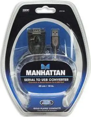Manhattan Manhattan USB to Serial RS-232 USB A Gris adaptado Manhattan Manhattan USB to Serial RS-232 USB A Gris adaptado