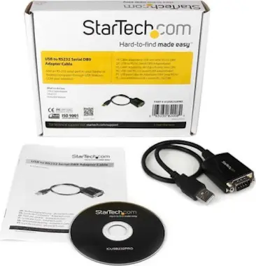StarTech.com StarTech.com Cable 0,3m USB a Puerto Serie Serial StarTech.com StarTech.com Cable 0,3m USB a Puerto Serie Serial