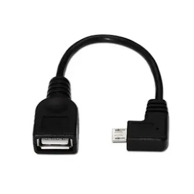 Nanocable Nanocable CABLE USB 2.0 OTG ACODADO, TIPO MICRO B/ Nanocable Nanocable CABLE USB 2.0 OTG ACODADO, TIPO MICRO B/