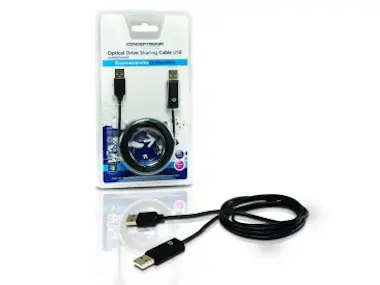 Conceptronic Conceptronic CUSBODDSHARE 1.8m Negro cable para vi Conceptronic Conceptronic CUSBODDSHARE 1.8m Negro cable para vi