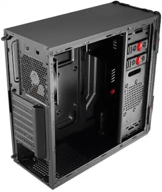 Aerocool Aerocool GT Black Edition Midi-Tower Negro, Rojo c Aerocool Aerocool GT Black Edition Midi-Tower Negro, Rojo c