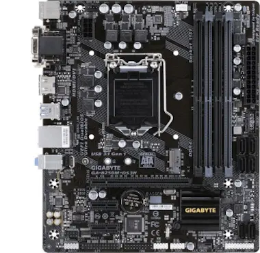 Gigabyte Gigabyte GA-B250M-DS3H Intel B250 LGA 1151 (Zócalo Gigabyte Gigabyte GA-B250M-DS3H Intel B250 LGA 1151 (Zócalo