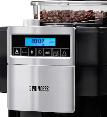 Princess Princess 249402 Cafetera y molinillo DeLuxe Princess Princess 249402 Cafetera y molinillo DeLuxe