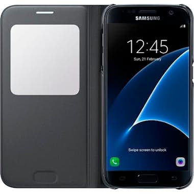 Samsung Funda con tapa y ventana para Galaxy S7 Edge Samsung Funda con tapa y ventana para Galaxy S7 Edge