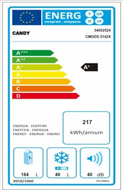 Candy CMDDS 5142X Frigorífico Candy CMDDS 5142X Frigorífico