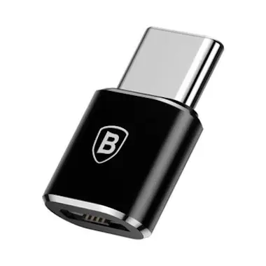 Baseus Adaptador Micro-USB a USB tipo C Carga y transfere Baseus Adaptador Micro-USB a USB tipo C Carga y transfere
