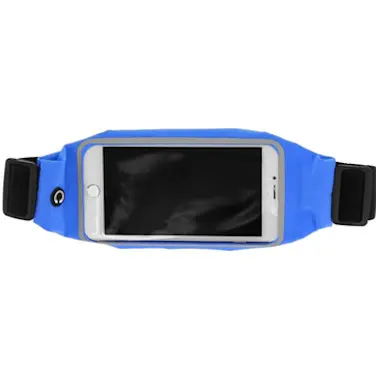 Avizar Cinturón Running Azul Táctil abertura auriculares Avizar Cinturón Running Azul Táctil abertura auriculares