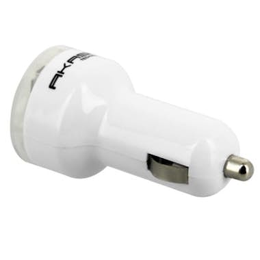 Akashi Cargador para coche Encendedor 2 USB + Cable USB-C Akashi Cargador para coche Encendedor 2 USB + Cable USB-C