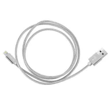 Akashi Akashi cable Lightning a USB Apple Nailon Blanco Akashi Akashi cable Lightning a USB Apple Nailon Blanco