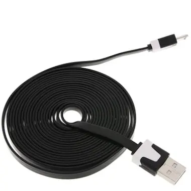 Avizar Cable USB a Micro-USB Antinudos 2.1A Negro - Remax Avizar Cable USB a Micro-USB Antinudos 2.1A Negro - Remax