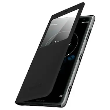 Avizar Funda libro Sony Xperia XZ3 con ventana carcasa rí Avizar Funda libro Sony Xperia XZ3 con ventana carcasa rí