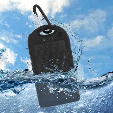 Forever Cargador solar de emergencia 5000mAh Impermeable - Forever Cargador solar de emergencia 5000mAh Impermeable -