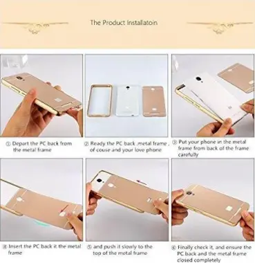 Estuyoya Funda para Oneplus 3T / 3 de aluminio y pc carcasa Estuyoya Funda para Oneplus 3T / 3 de aluminio y pc carcasa